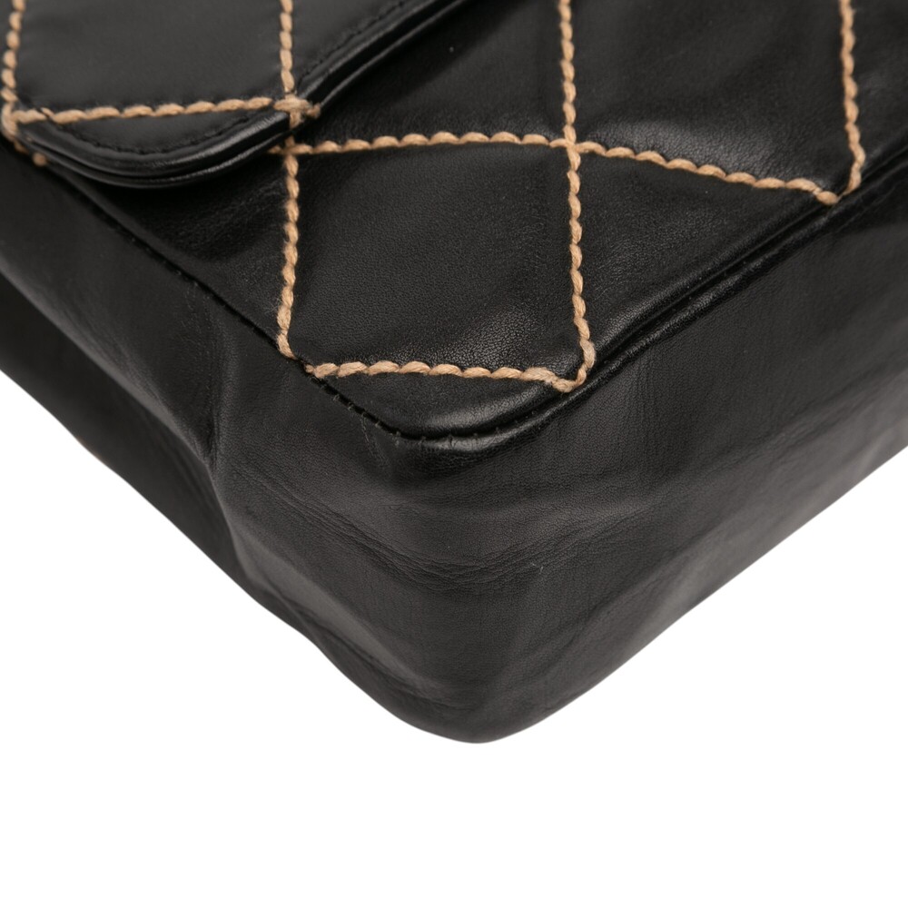 Pre-Loved Chanel CC Wild Stitch Lambskin Flap - Picture 9 of 11